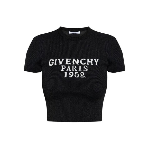 Givenchy Fitted Ribbed Crop Top - NWT